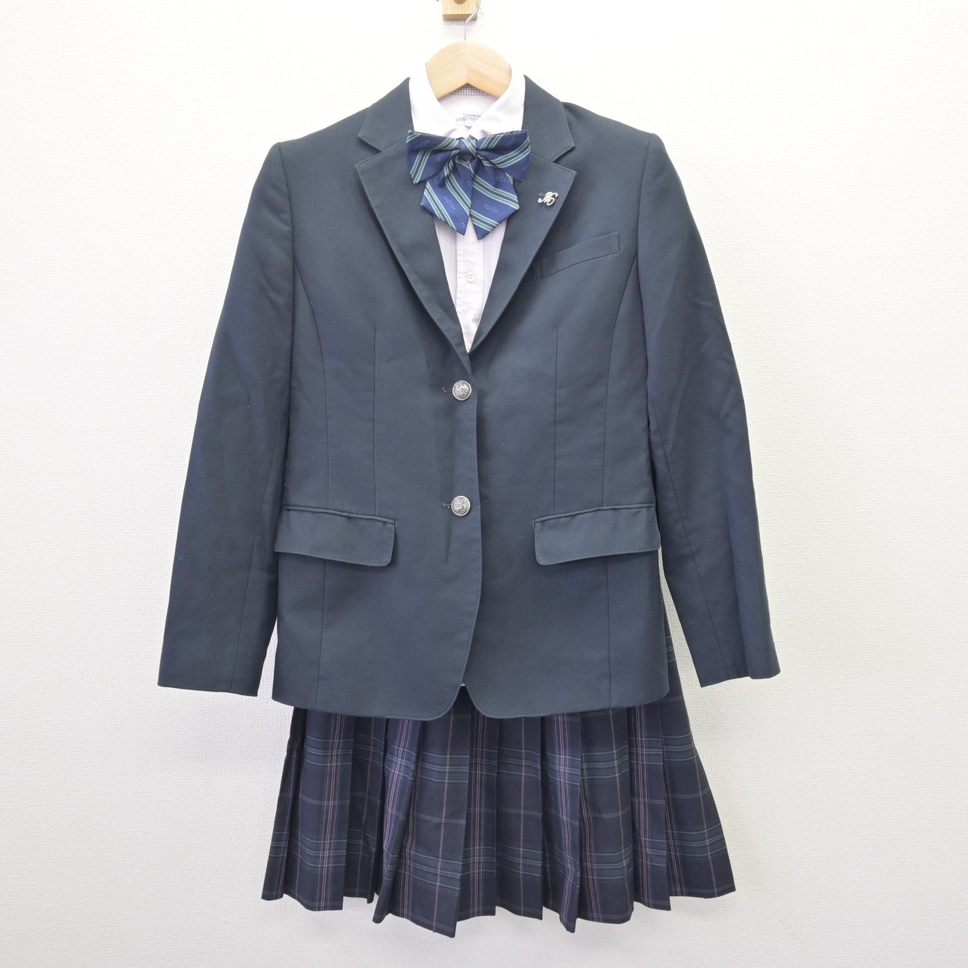 【中古】鹿児島県 鳳凰高等学校/旧制服 女子制服 5点 (ブレザー・シャツ・スカート) sf114146