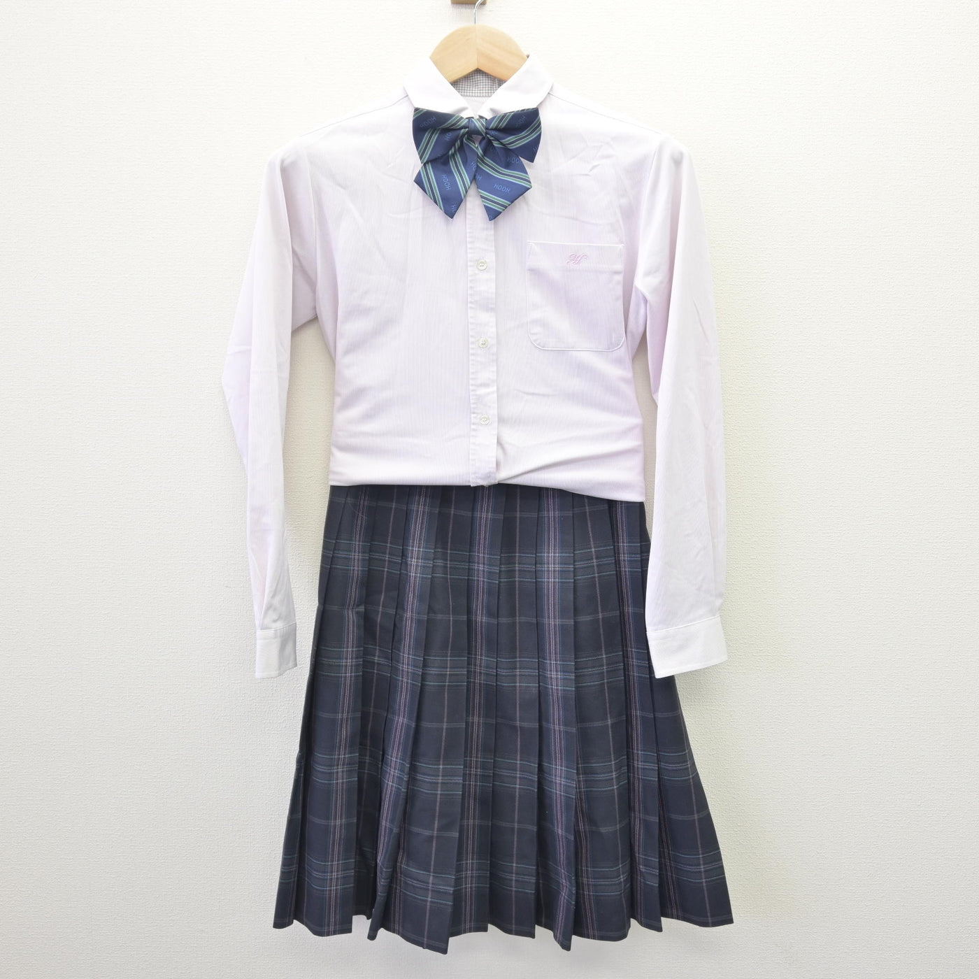 【中古】鹿児島県 鳳凰高等学校/旧制服 女子制服 5点 (ブレザー・シャツ・スカート) sf114146