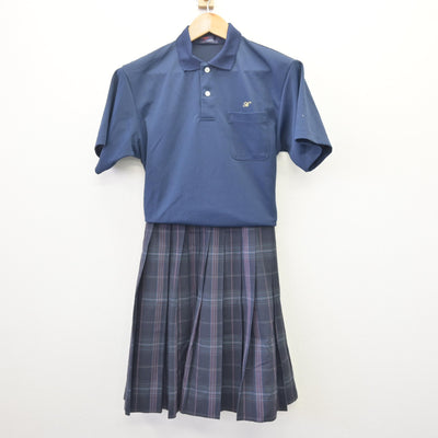 【中古】鹿児島県 鳳凰高等学校/旧制服 女子制服 3点 (シャツ・シャツ・スカート) sf114147