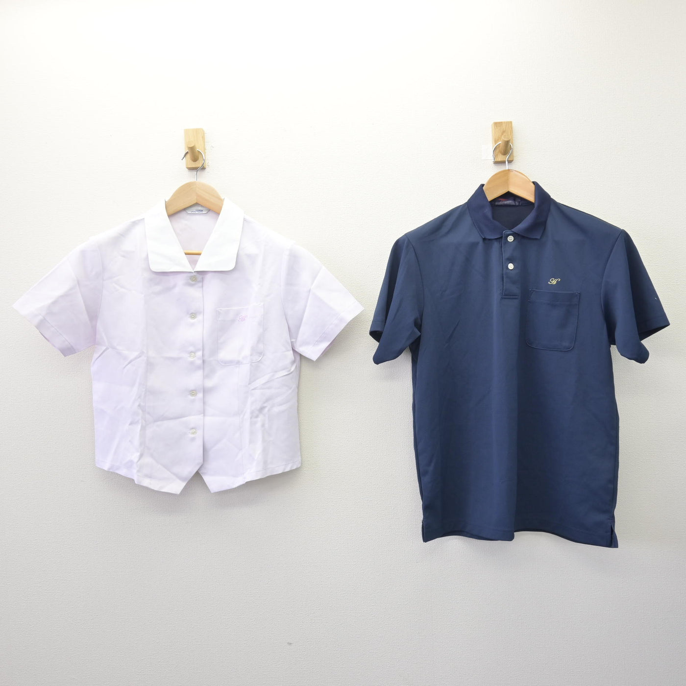 【中古】鹿児島県 鳳凰高等学校/旧制服 女子制服 3点 (シャツ・シャツ・スカート) sf114147