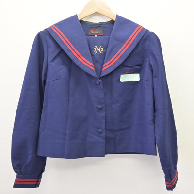 【中古】沖縄県 仲西中学校 女子制服 2点 (セーラー服・スカート) sf114151