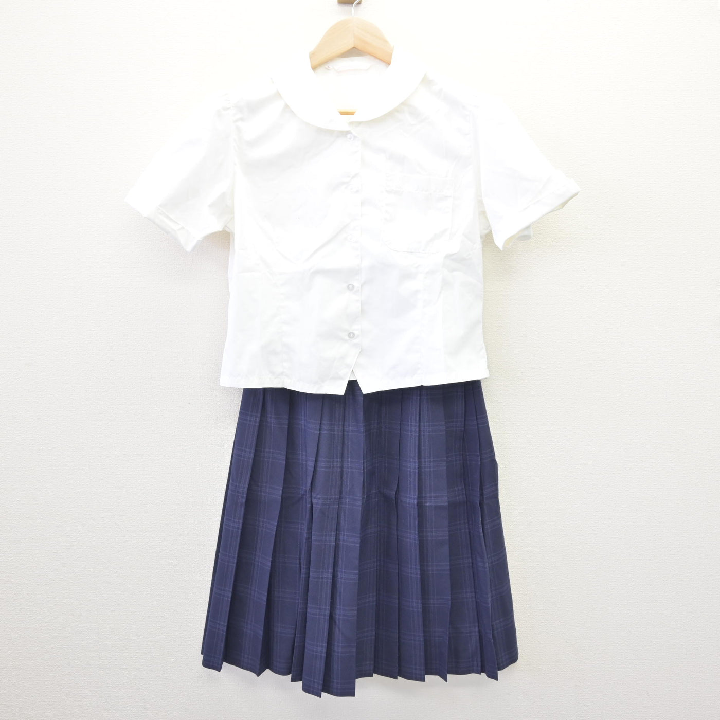 【中古】愛知県 猿投農林高等学校 女子制服 2点 (ブラウス・スカート) sf114155