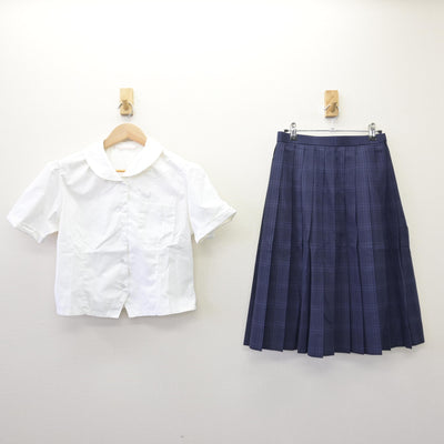 【中古】愛知県 猿投農林高等学校 女子制服 2点 (ブラウス・スカート) sf114155