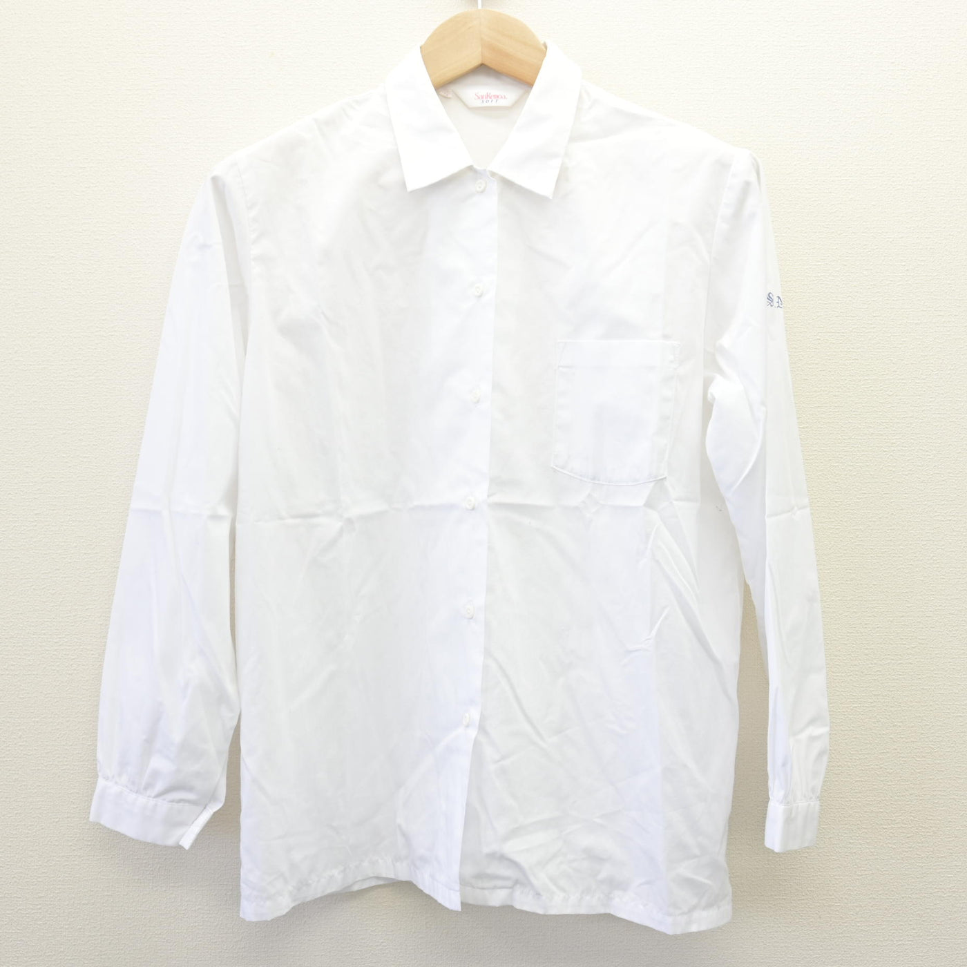 【中古】愛知県 猿投農林高等学校 女子制服 2点 (ニット・シャツ) sf114156