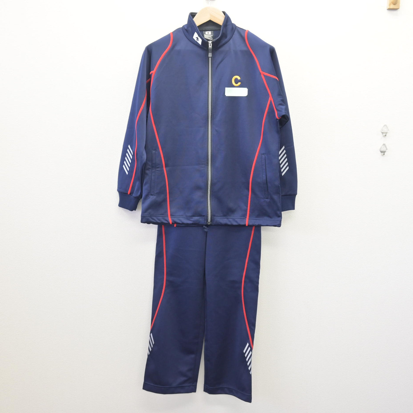 【中古】鳥取県 米子工業高等専門学校 女子制服 2点 (ジャージ 上・ジャージ 下) sf114160