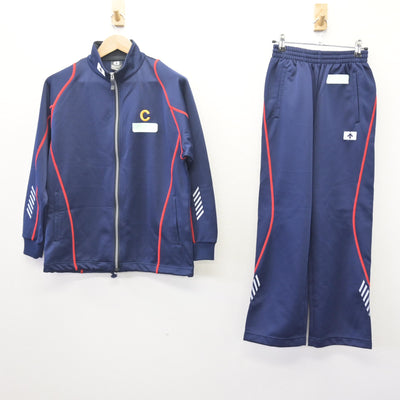 【中古】鳥取県 米子工業高等専門学校 女子制服 2点 (ジャージ 上・ジャージ 下) sf114160