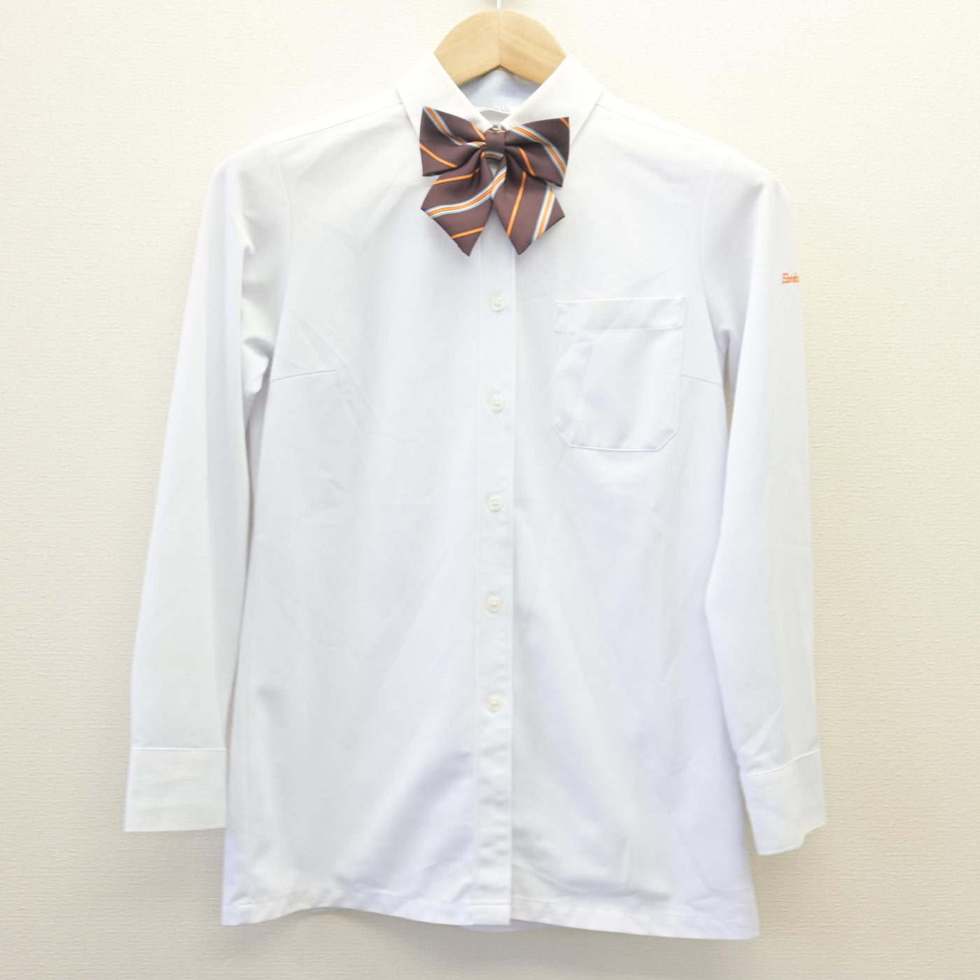 【中古】広島県 崇徳高等学校 女子制服 4点 (ニットベスト・シャツ・スカート) sf114164