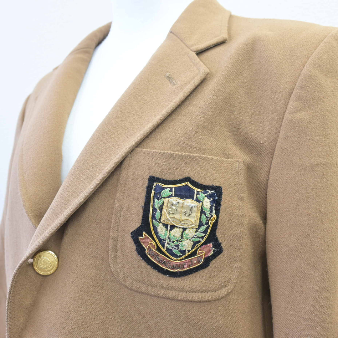 中古】東京都 品川女子学院高等部 女子制服 2点 (ブレザー・スカート