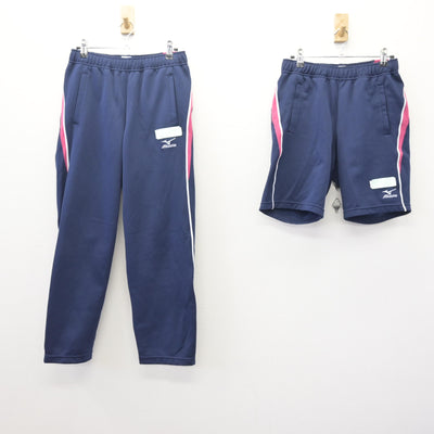 【中古】山梨県 日本航空高等学校 女子制服 3点 (ジャージ 上・ジャージ 下・体操服 下) sf114172