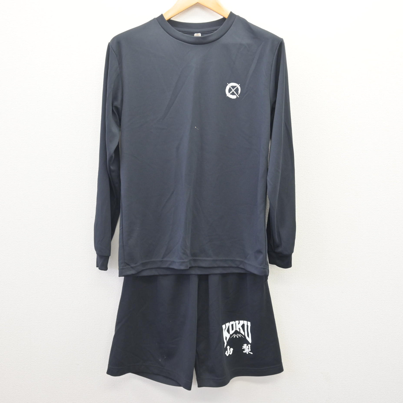 【中古】山梨県 日本航空高等学校/剣道部 女子制服 3点 (シャツ・シャツ・体操服 下) sf114176