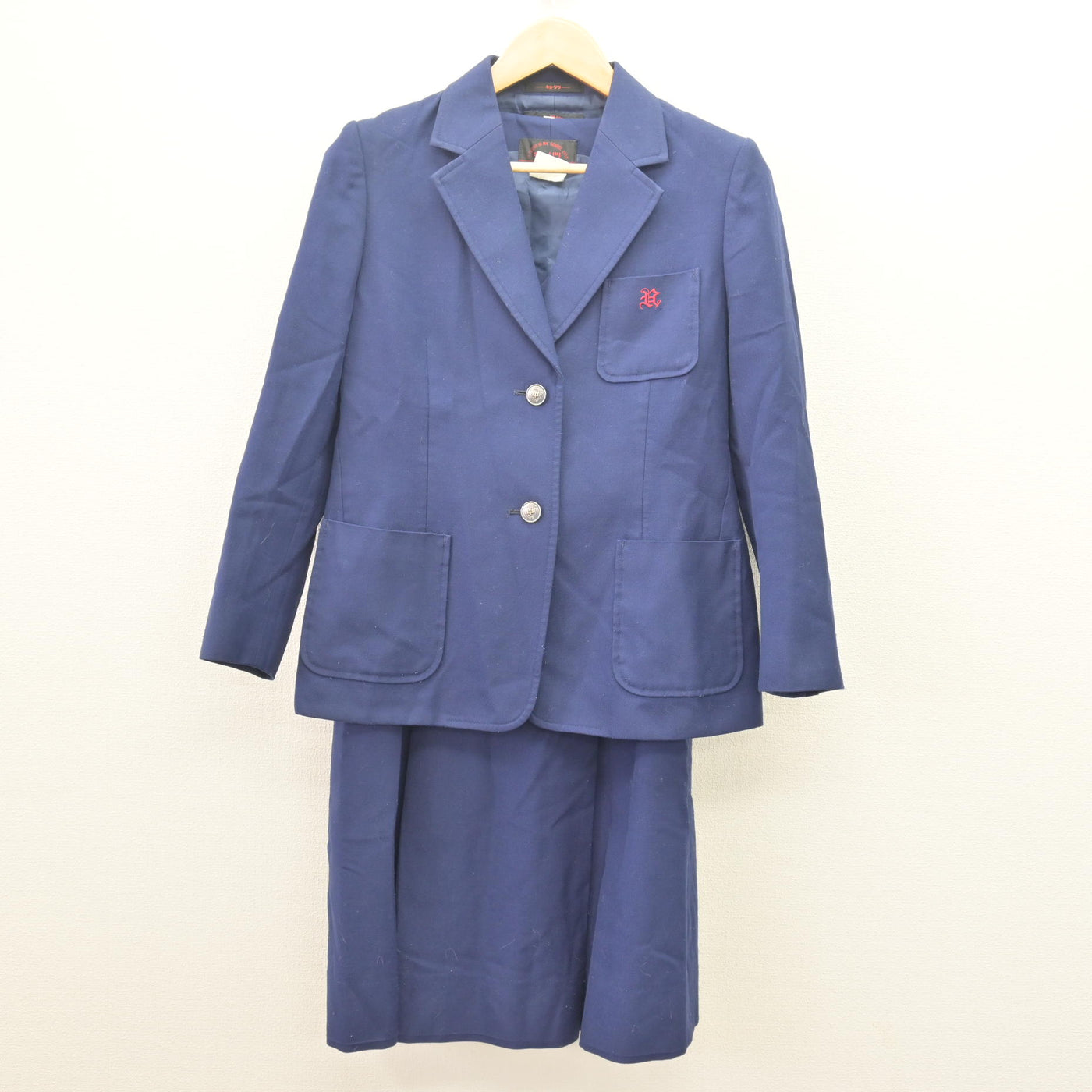 【中古】広島県 長束中学校 女子制服 2点 (ブレザー・ジャンパースカート) sf114182