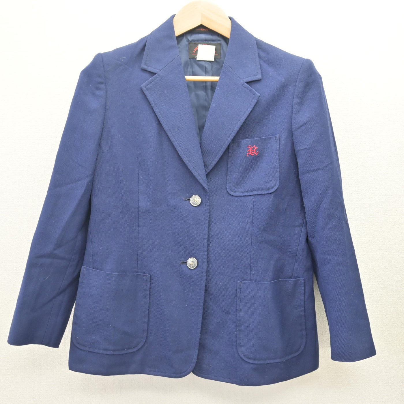 【中古】広島県 長束中学校 女子制服 2点 (ブレザー・ジャンパースカート) sf114182