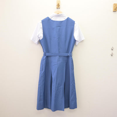 【中古】広島県 祇園中学校/旧制服 女子制服 3点 (シャツ・ジャンパースカート) sf114189