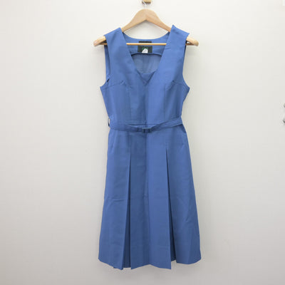 【中古】広島県 祇園中学校/旧制服 女子制服 3点 (シャツ・ジャンパースカート) sf114189
