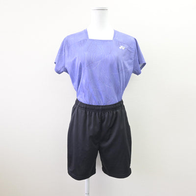 【中古】群馬県 太田市立西中学校/バドミントン部ユニフォーム 女子制服 3点 (部活ユニフォーム 上・部活ユニフォーム 上・部活ユニフォーム 下) sf114207