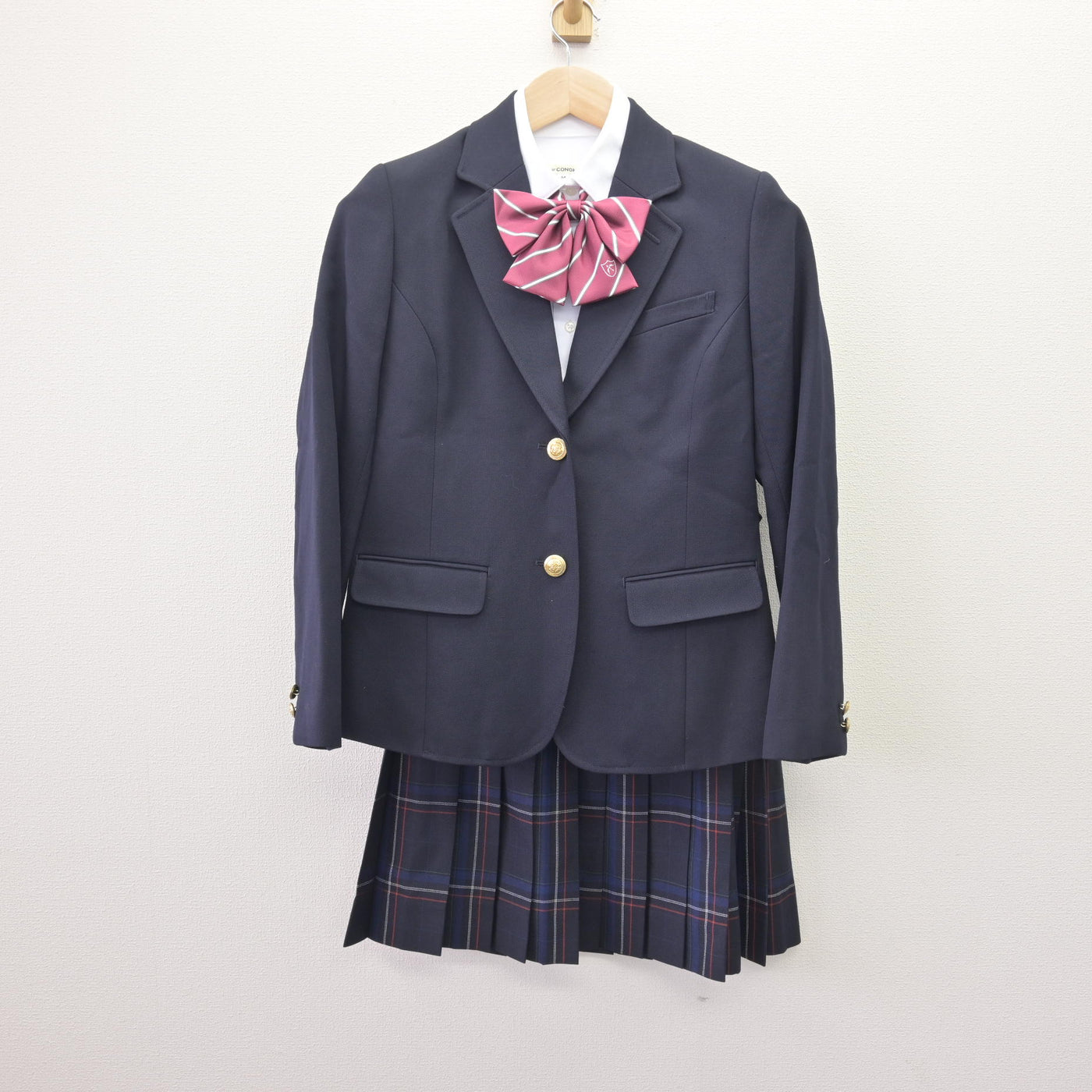 【中古】 制服専門店CONOMi 女子制服 4点 (ブレザー・シャツ・スカート) sf114212