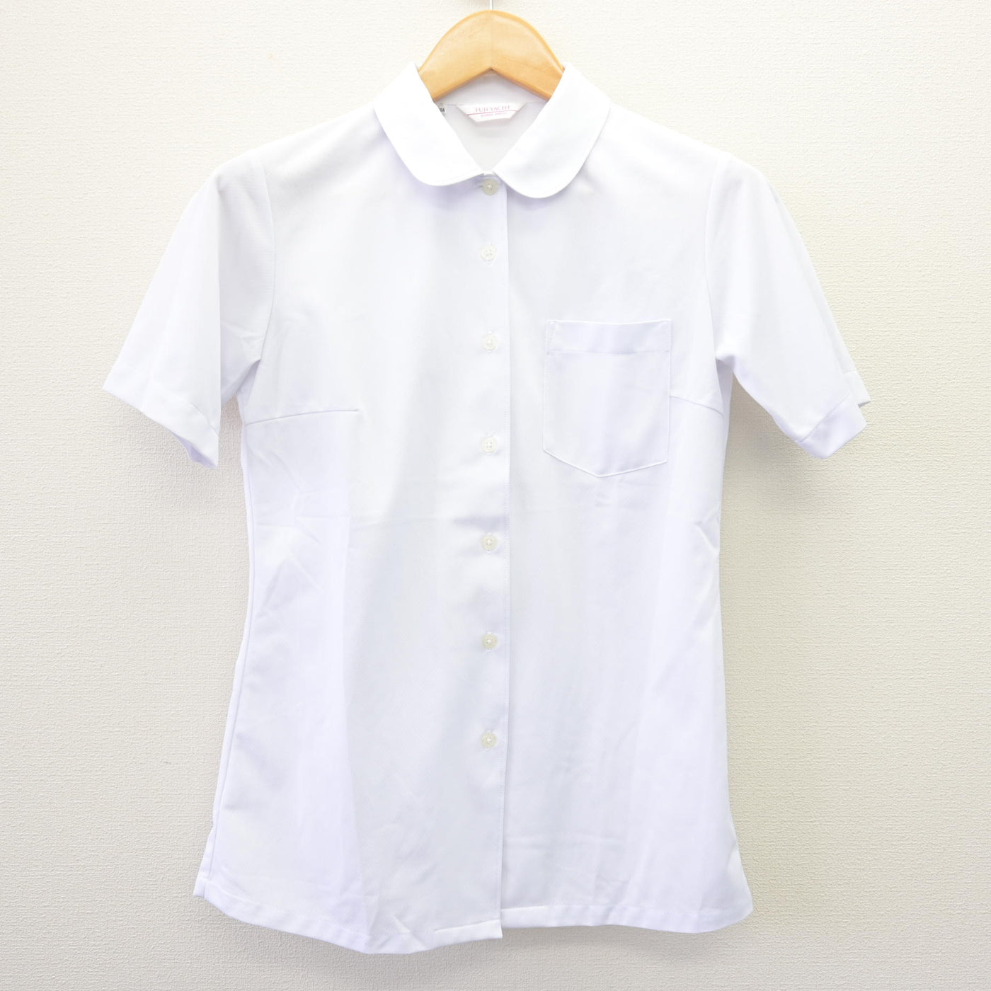 【中古】福岡県 平尾中学校 女子制服 2点 (ニットベスト・シャツ) sf114221