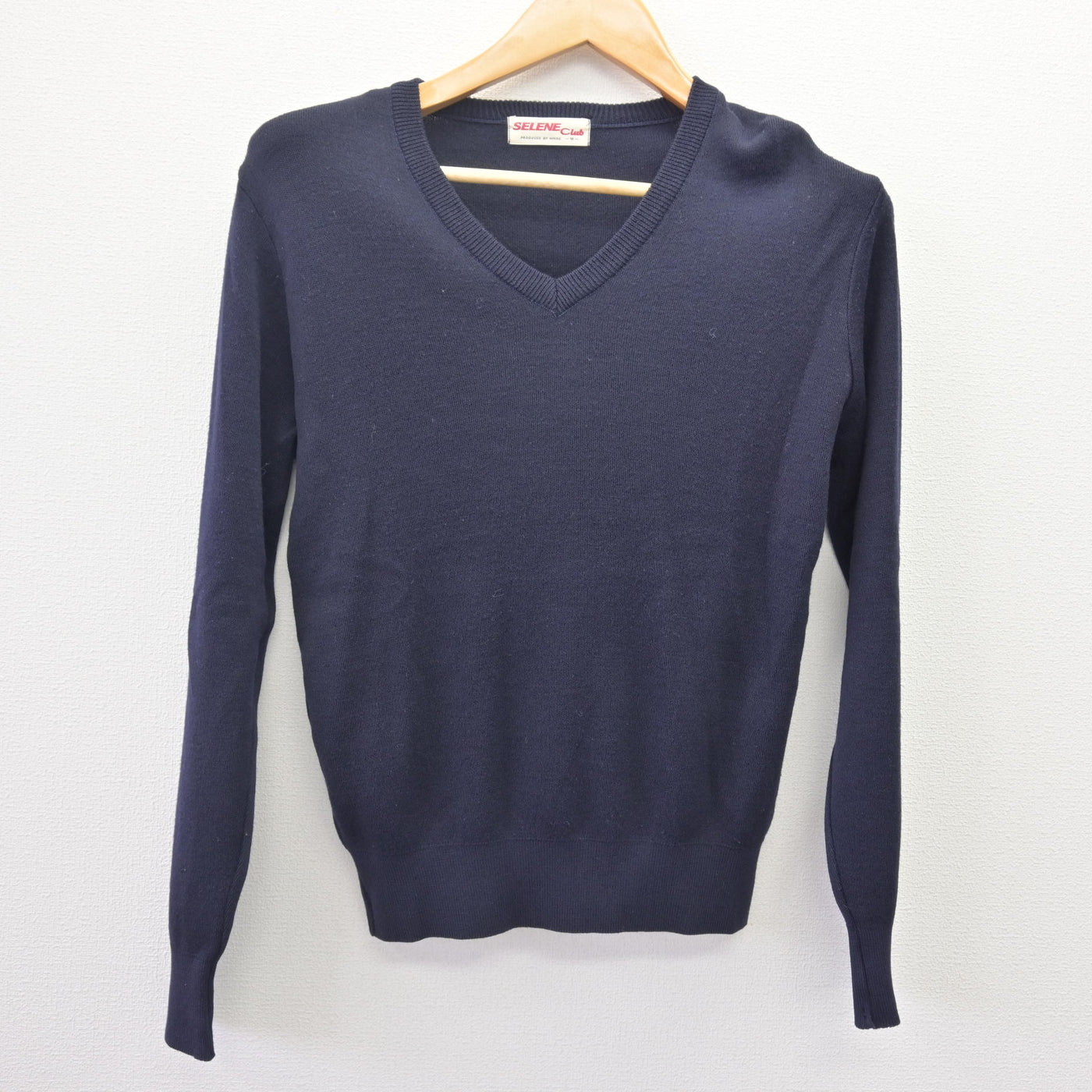 【中古】福岡県 平尾中学校 女子制服 2点 (ニット・シャツ) sf114222