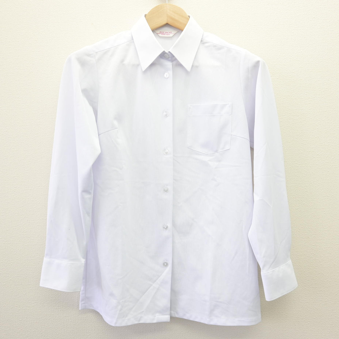 【中古】福岡県 平尾中学校 女子制服 2点 (ニット・シャツ) sf114222
