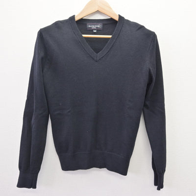 【中古】福岡県 平尾中学校 女子制服 2点 (ニット・シャツ) sf114223