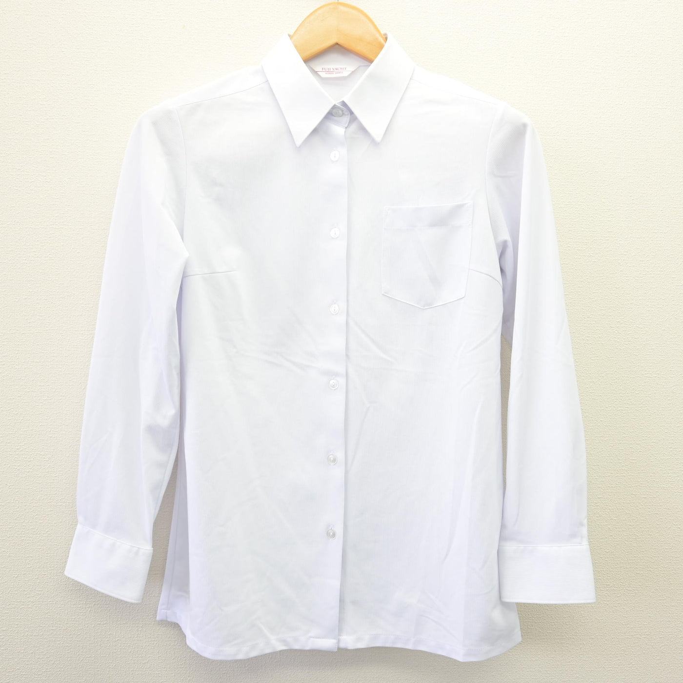 【中古】福岡県 平尾中学校 女子制服 2点 (ニット・シャツ) sf114223