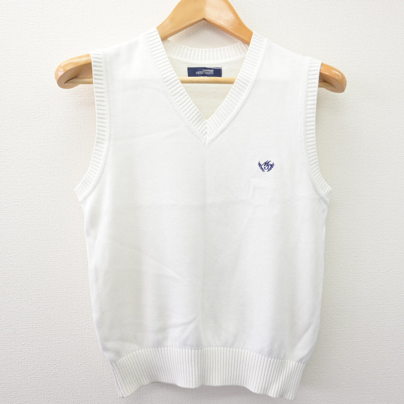 【中古】埼玉県 武蔵野星城高等学校 女子制服 2点 (ニットベスト・ニット) sf114228