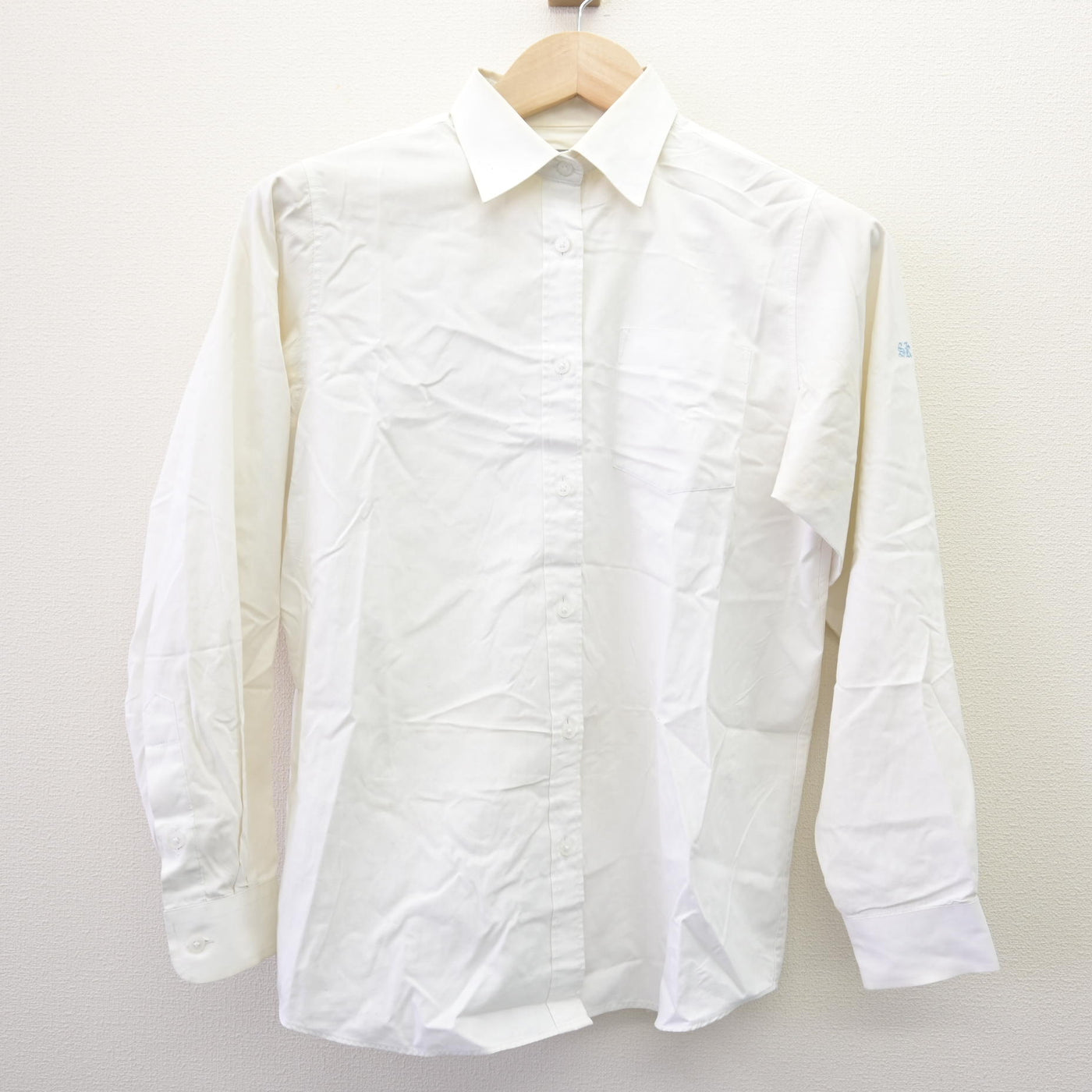 【中古】千葉県 芝浦工業大学柏高等学校 女子制服 4点 (ニットベスト・シャツ・スカート) sf114232