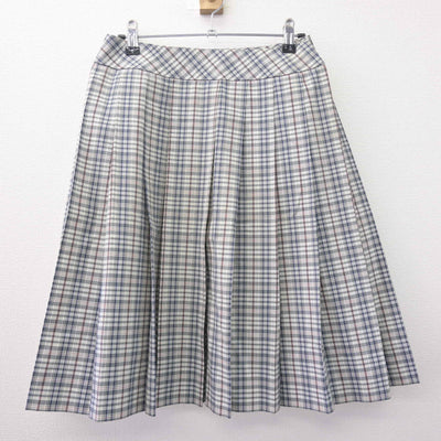 【中古】千葉県 芝浦工業大学柏高等学校 女子制服 4点 (ニットベスト・シャツ・スカート) sf114232