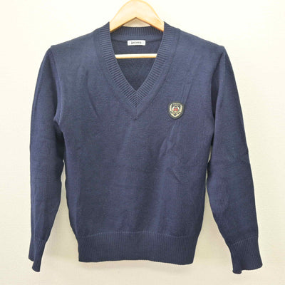 【中古】千葉県 芝浦工業大学柏高等学校 女子制服 2点 (ニット・シャツ) sf114233