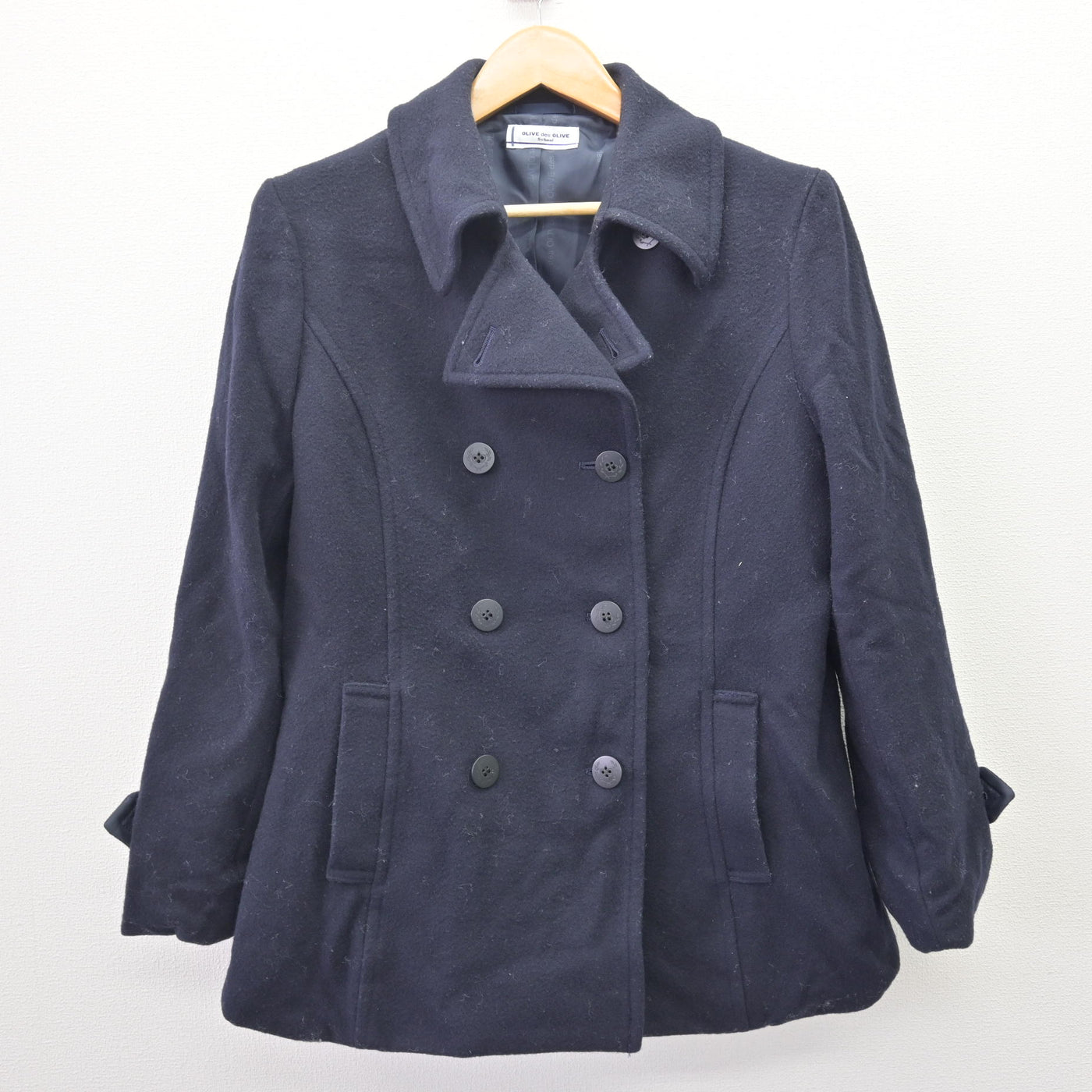 【中古】広島県 比治山女子高等学校 女子制服 1点 (コート) sf114295