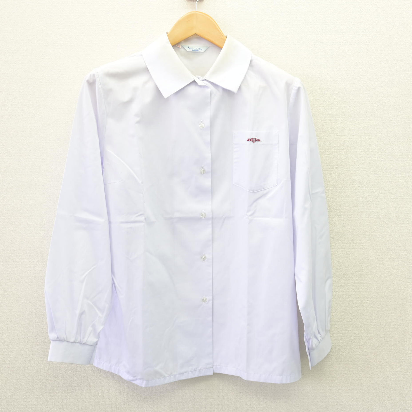 【中古】静岡県 静岡市立高等学校 女子制服 2点 (ニット・シャツ) sf114390