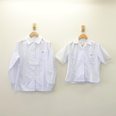 【中古】静岡県 静岡市立高等学校 女子制服 2点 (シャツ) sf114391