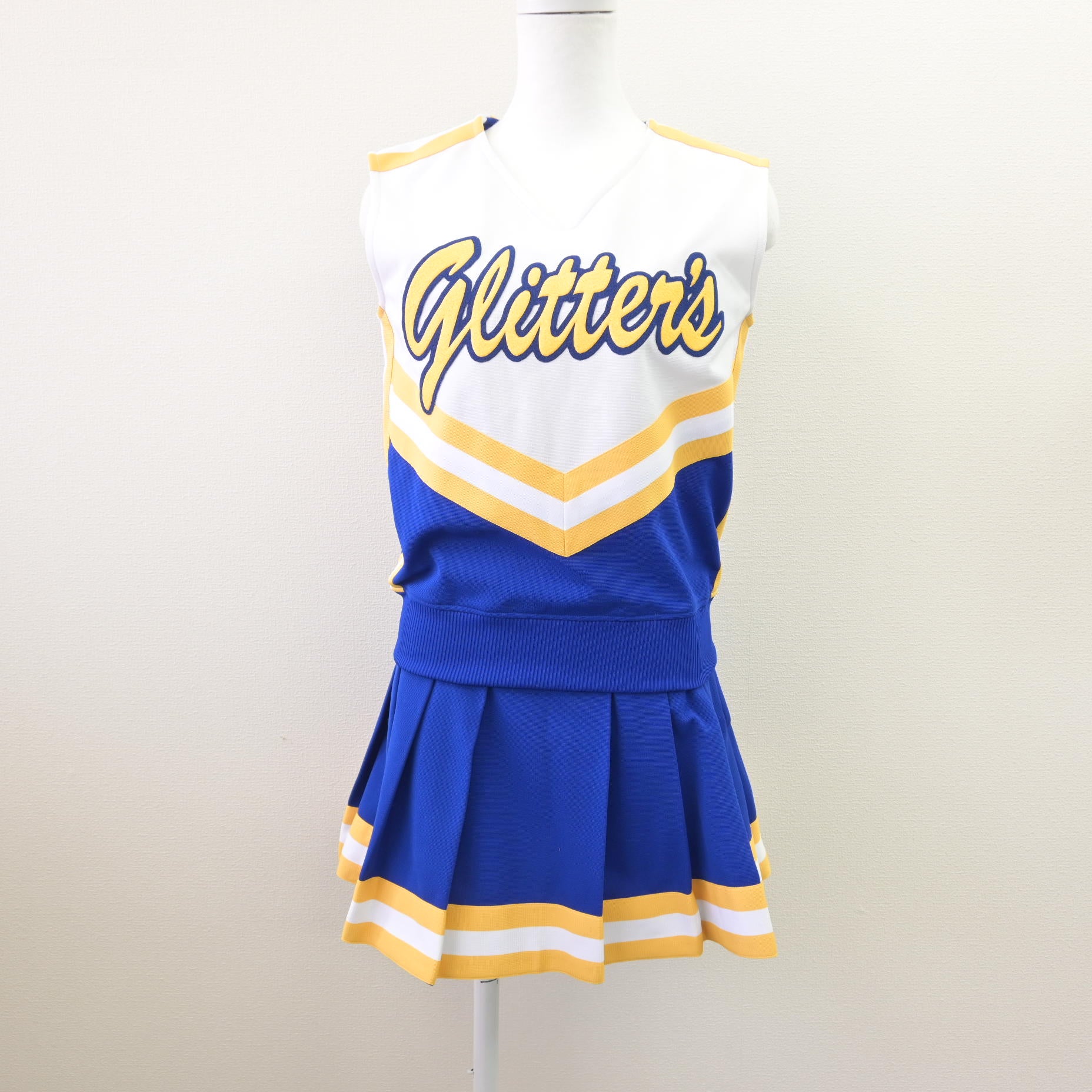 【中古品】春高バレー出場あり　高校 チアユニフォーム◎158cmの標準体型で着用 中古品】春高バレー出場あり 高校 チアユニフォーム◎158cmの