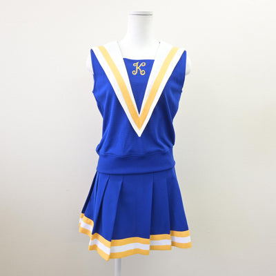【中古】埼玉県 春日部共栄高等学校/ダンス部チアユニフォーム 女子制服 3点 (部活ユニフォーム 上・部活ユニフォーム 上・部活ユニフォーム 下) sf114441