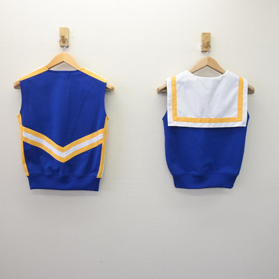 【中古】埼玉県 春日部共栄高等学校/ダンス部チアユニフォーム 女子制服 3点 (部活ユニフォーム 上・部活ユニフォーム 上・部活ユニフォーム 下) sf114441