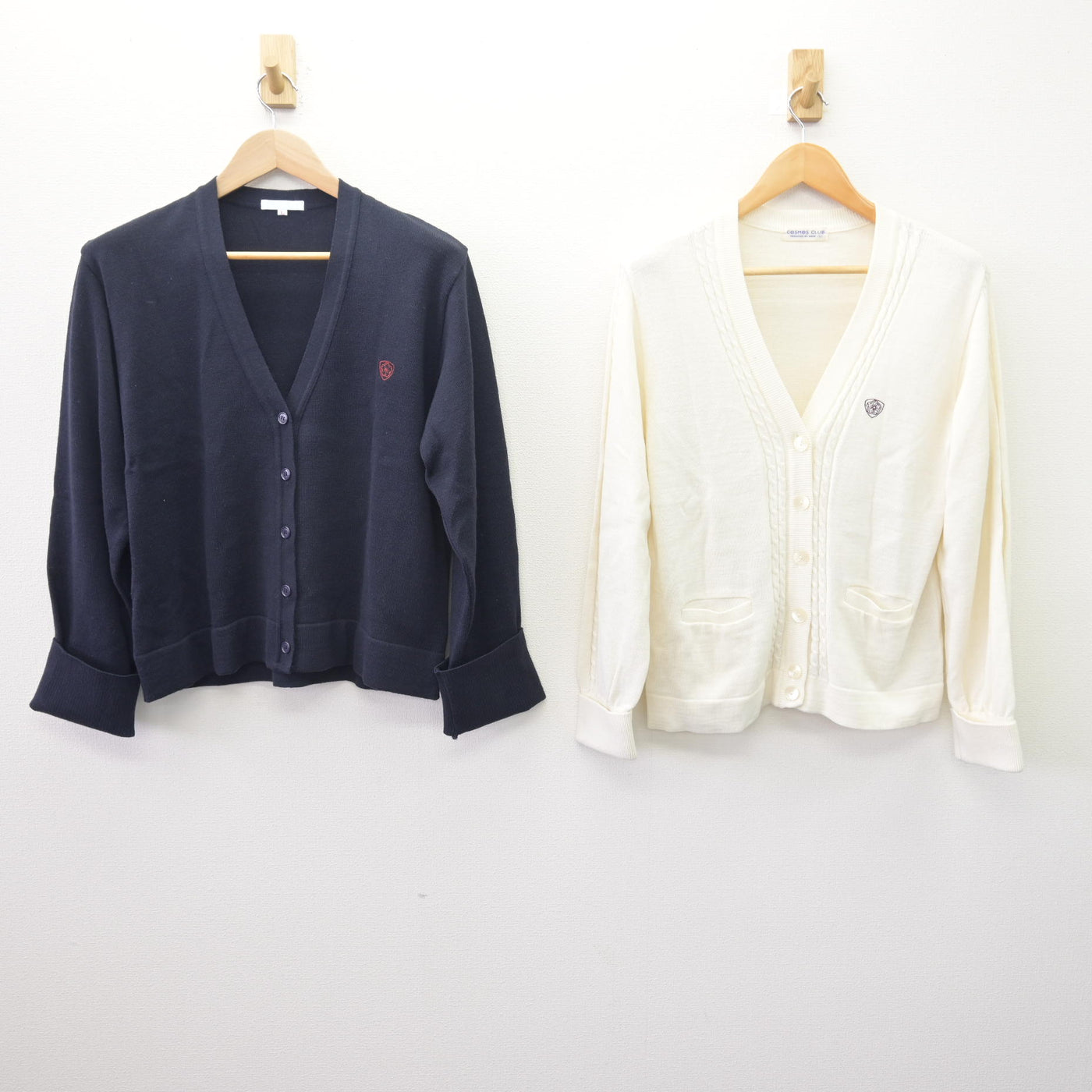 【中古】熊本県 ルーテル学院高等学校 女子制服 2点 (ニット・ニット) sf114450