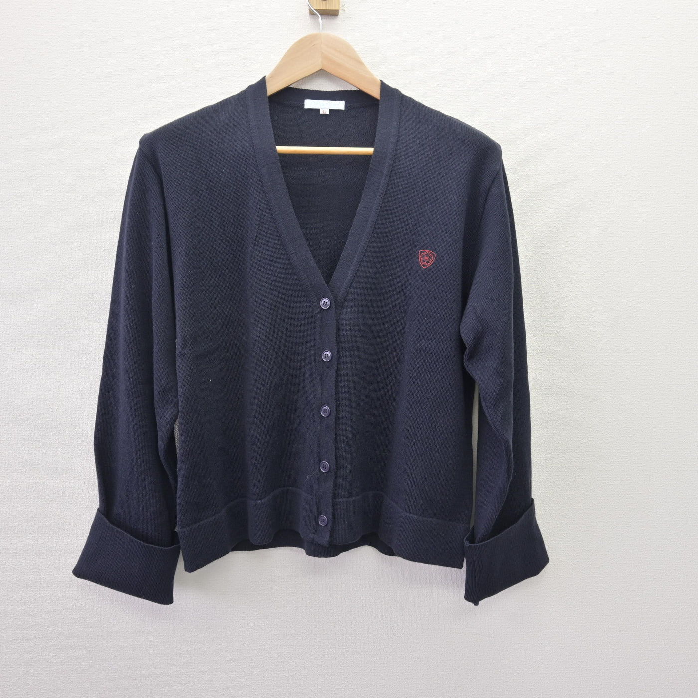 【中古】熊本県 ルーテル学院高等学校 女子制服 2点 (ニット・ニット) sf114450