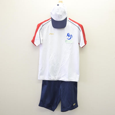【中古】佐賀県 佐賀清和中学校・高等学校 女子制服 3点 (体操服 上・体操服 下) sf114462