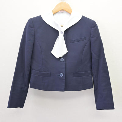 【中古】佐賀県 佐賀清和中学校・高等学校 女子制服 2点 (ブレザー・ブラウス) sf114464