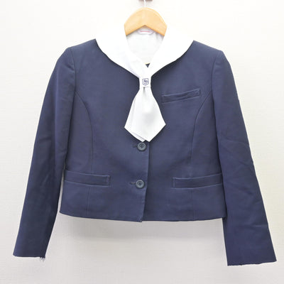 【中古】佐賀県 佐賀清和中学校・高等学校 女子制服 2点 (ブレザー・ブラウス) sf114465