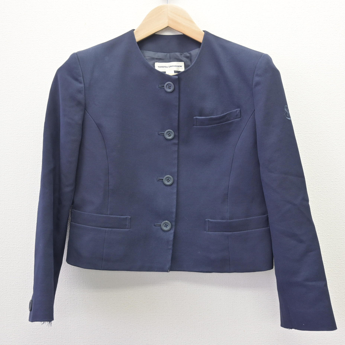 【中古】佐賀県 佐賀清和中学校・高等学校 女子制服 2点 (ブレザー・ブラウス) sf114465