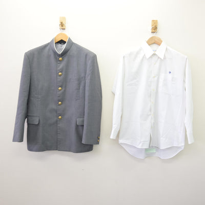 【中古】佐賀県 佐賀工業高等学校 男子制服 2点 (学ラン・シャツ) sf114471