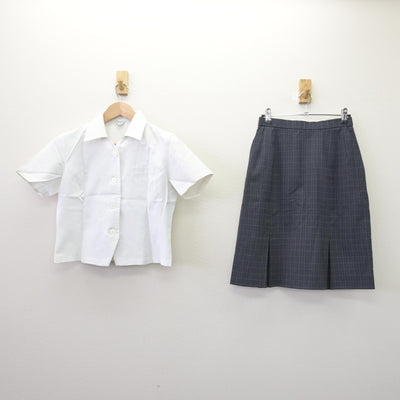 【中古】佐賀県 佐賀女子高等学校/衛生看護専攻科 女子制服 2点 (シャツ・スカート) sf114474