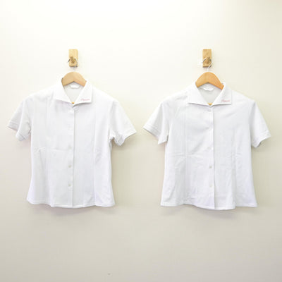 【中古】佐賀県 佐賀女子短期大学付属佐賀女子高等学校 女子制服 3点 (シャツ・ジャンパースカート) sf114479