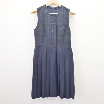 【中古】佐賀県 佐賀女子短期大学付属佐賀女子高等学校 女子制服 3点 (ブレザー・ニット・ジャンパースカート) sf114480