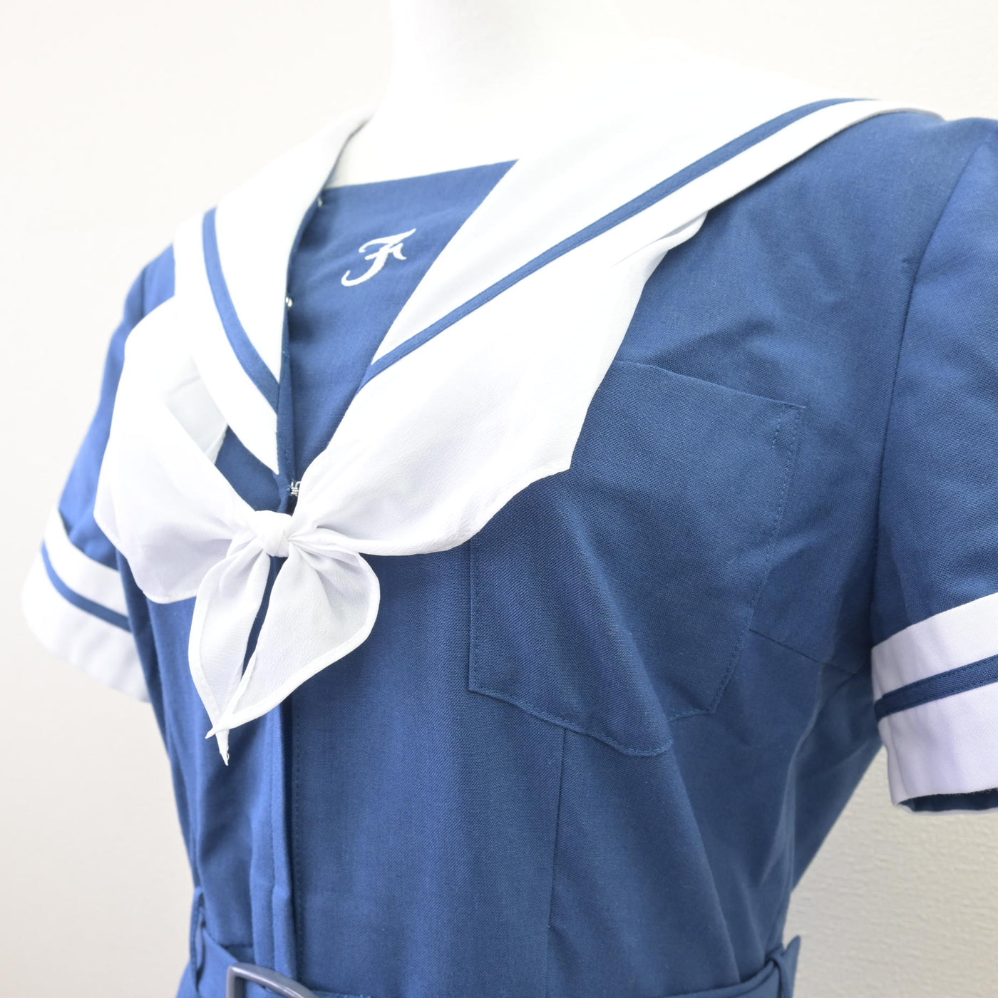【中古】熊本県 熊本学園大学付属高等学校 女子制服 1点 (ワンピース) sf114484