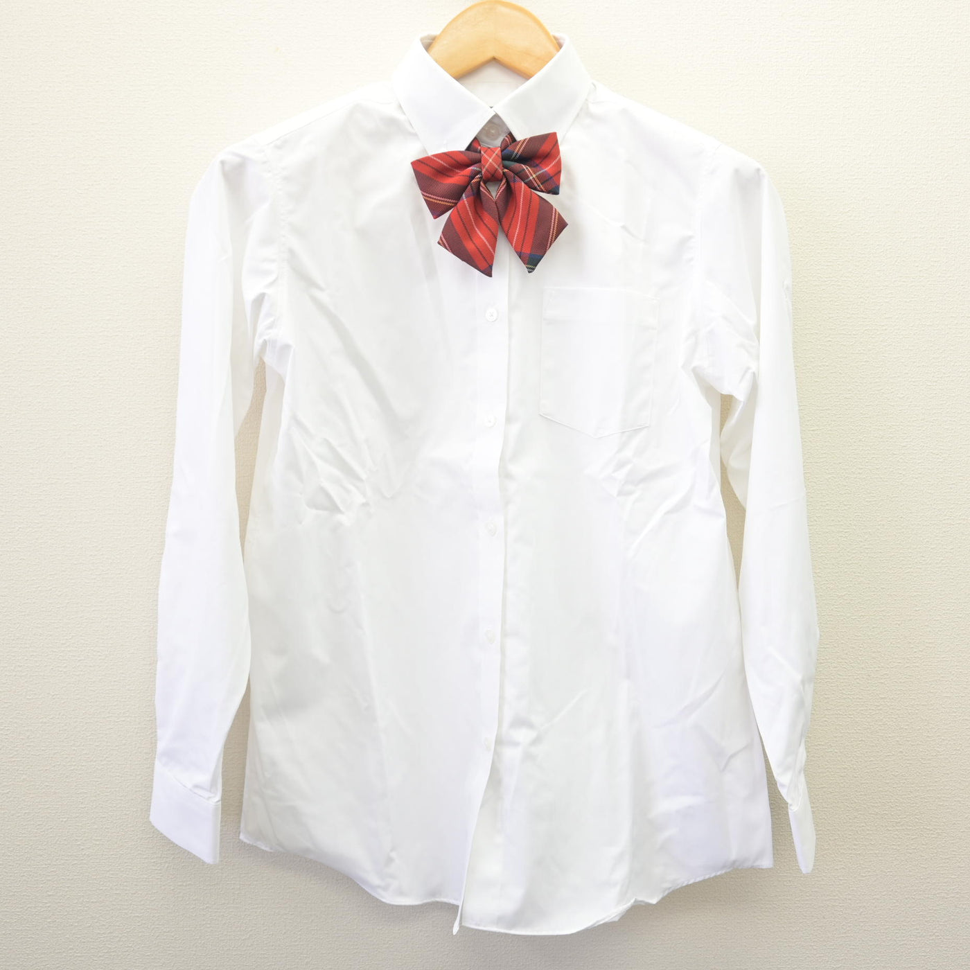 【中古】青森県 東奥義塾中学校・高等学校 女子制服 4点 (ブレザー・シャツ・スカート) sf114488