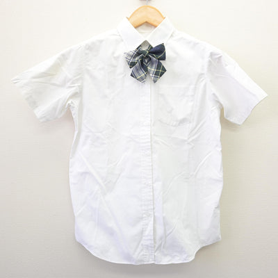 【中古】青森県 東奥義塾中学校・高等学校 女子制服 3点 (シャツ・スカート) sf114489