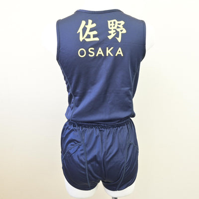 【中古】大阪府 佐野高等学校/陸上部ユニフォーム 女子制服 2点 (部活ユニフォーム 上・部活ユニフォーム 下) sf114495