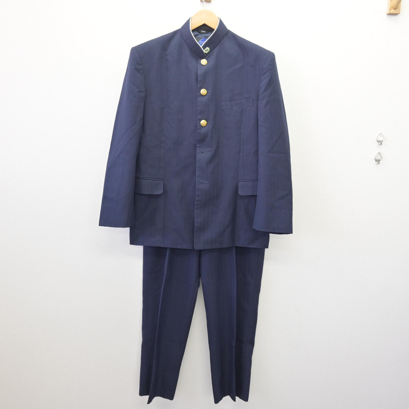 【中古】神奈川県 川崎総合科学高等学校 男子制服 4点 (学ラン・ズボン) sf114497